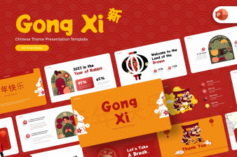 Gong Xi PowerPoint Template